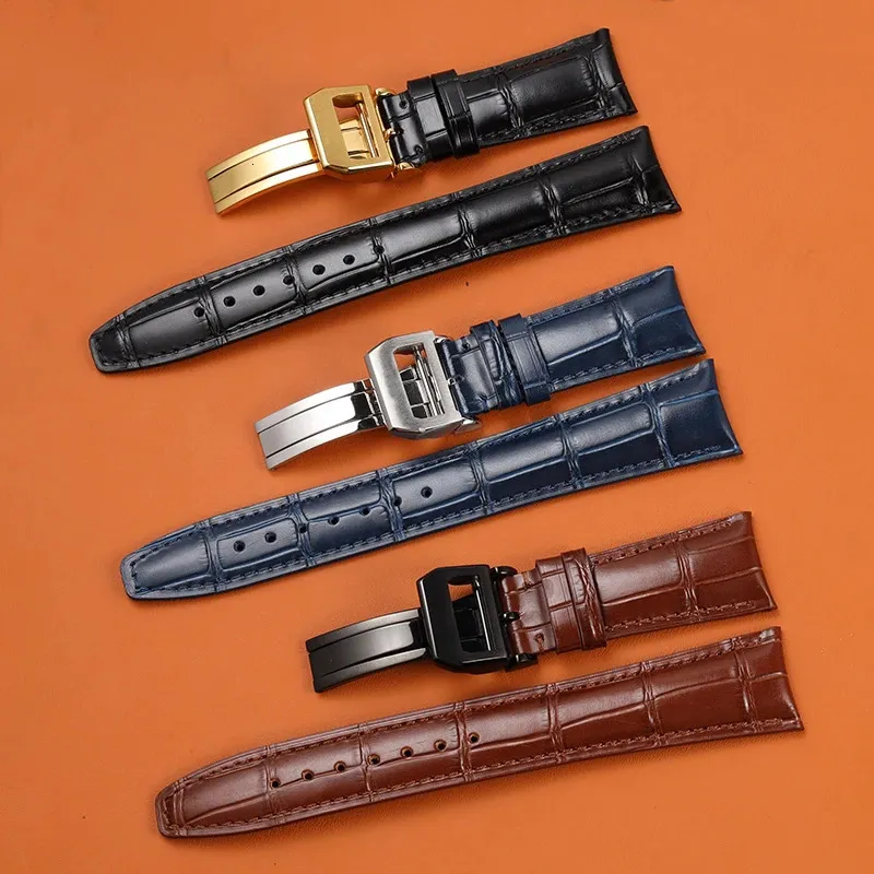 For IWC Curved Interface Portugal Watch Strap With Original