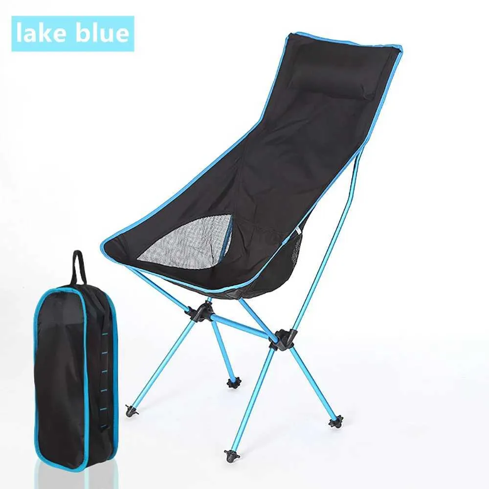 Portable Folding Camping Chair, Ultralight Lounger for Outdoor Travel,  Beach, Fishing, Hiking H240531 0B1H