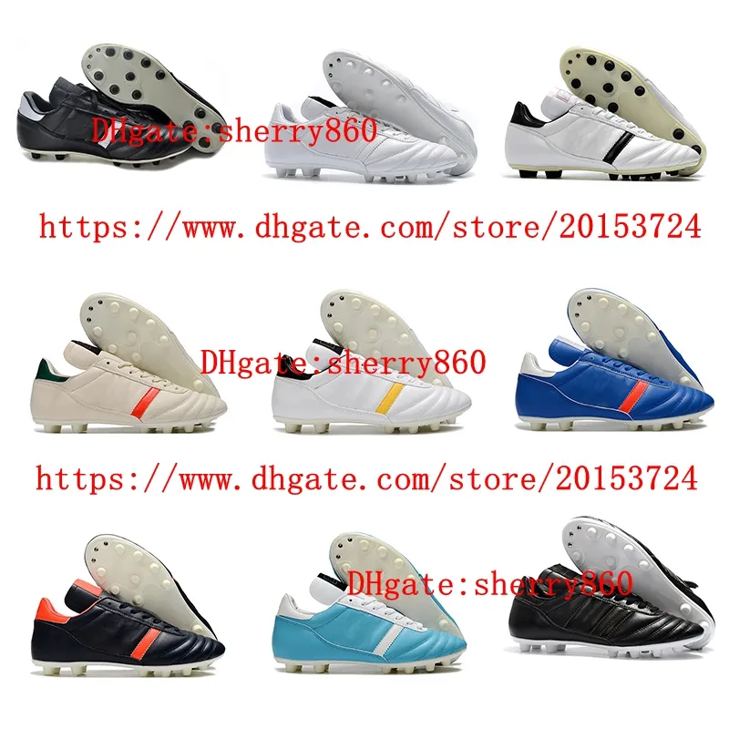 Mens Copa Mundial Leather FG Discount Cleats World Cup Astro Turf Football Shoes Size 39 45 Black White Orange Botines Futbol From Sherry860 29.02 DHgate.Com
