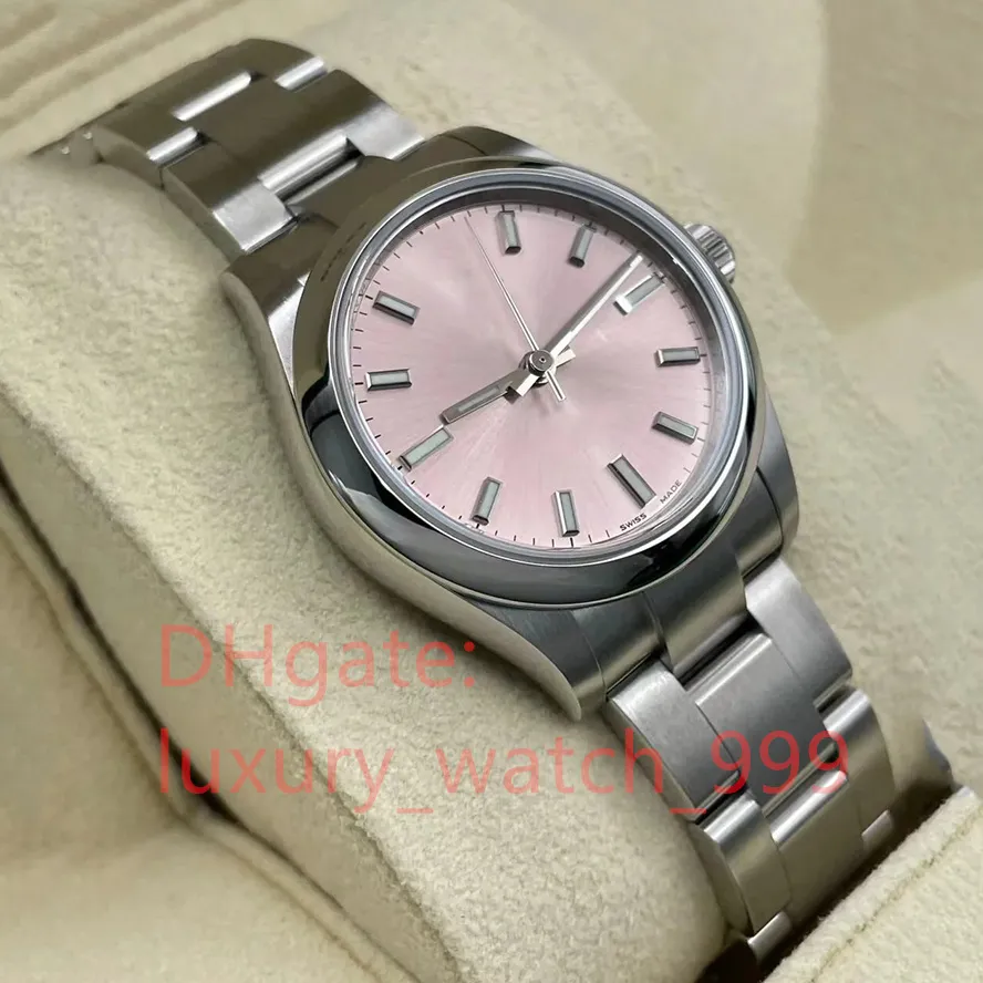 Pink Gold Watch Elegant Female Watches: Rose Gold Finish, Pink Dial Automatic Timepiece ...