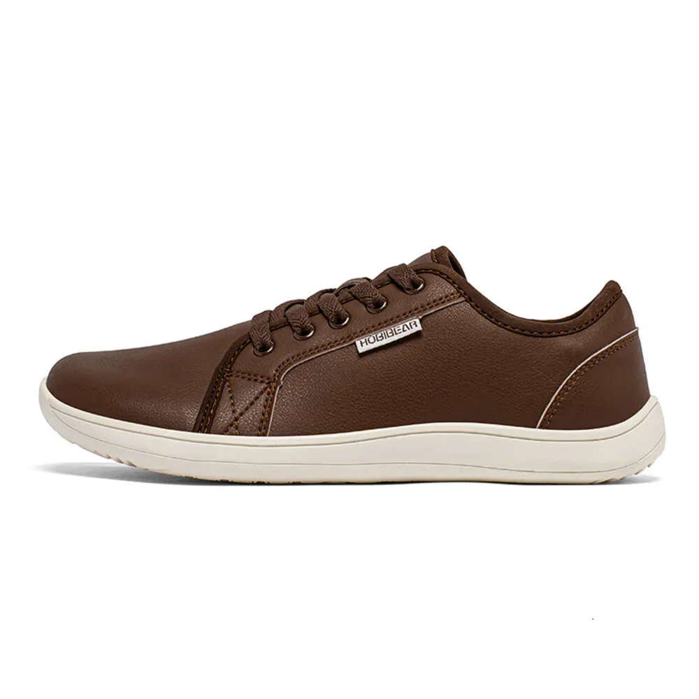 Hobibear Barfußschuhe Herren Minimalistisch Lederschuhe Weit_voghion.com