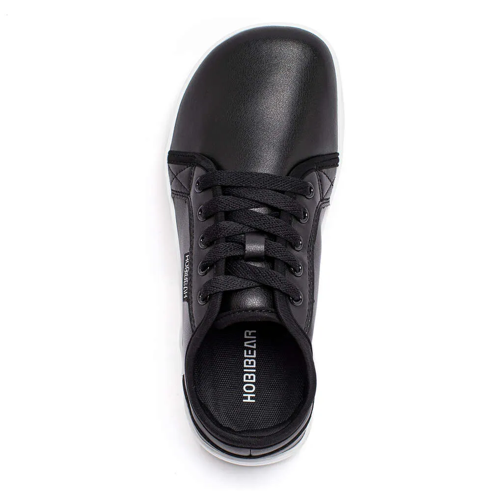 Für HOBIBEAR Minimalist Herren Barfußschuhe mit breiter Zehenpartie, Null-Sprengung, lässige Leder-Sneaker, leichte Laufschuhe_voghion.com