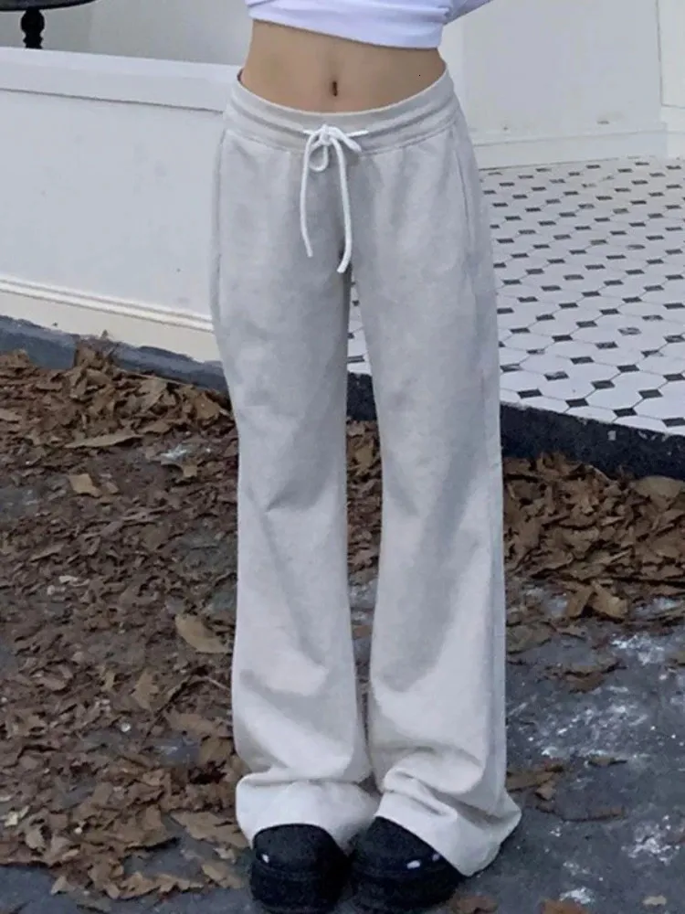 HOUZHOU Vintage Y2K Low Rise Sweatpants For Women  From Kong04