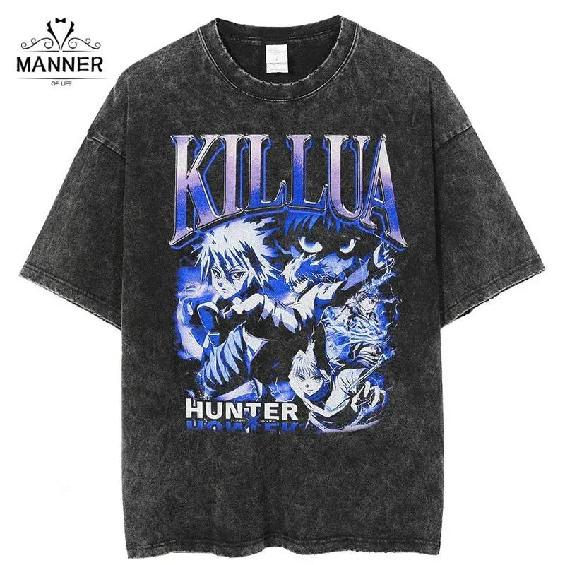 T-shirt Oversize Uomo E Donna In Cotone, Lavaggio Acido, Maniche Corte, Vestibilità Larga, Colore Nero Basic