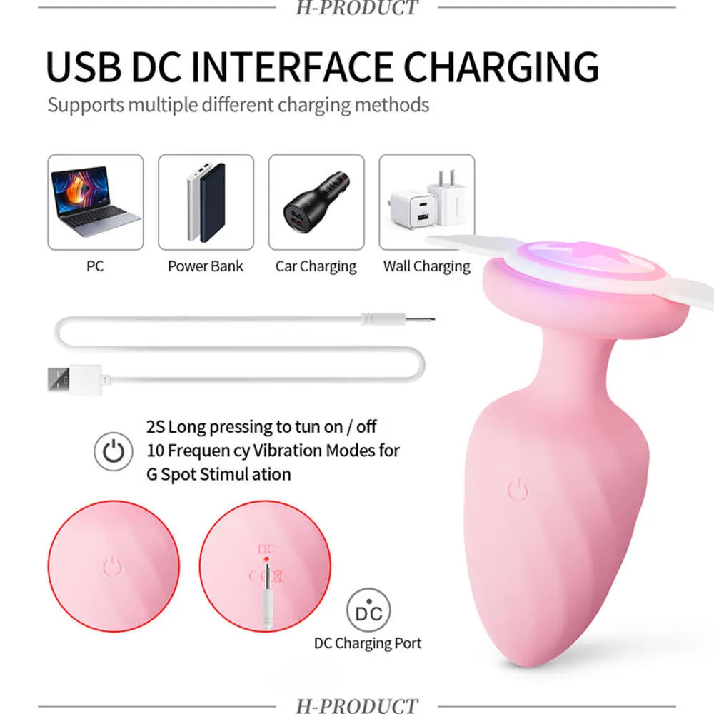 Sex Toy Massager Anal Vibrating Butt Plug Tail Remote... From Offswhite886,  $42.73 | DHgate.Com