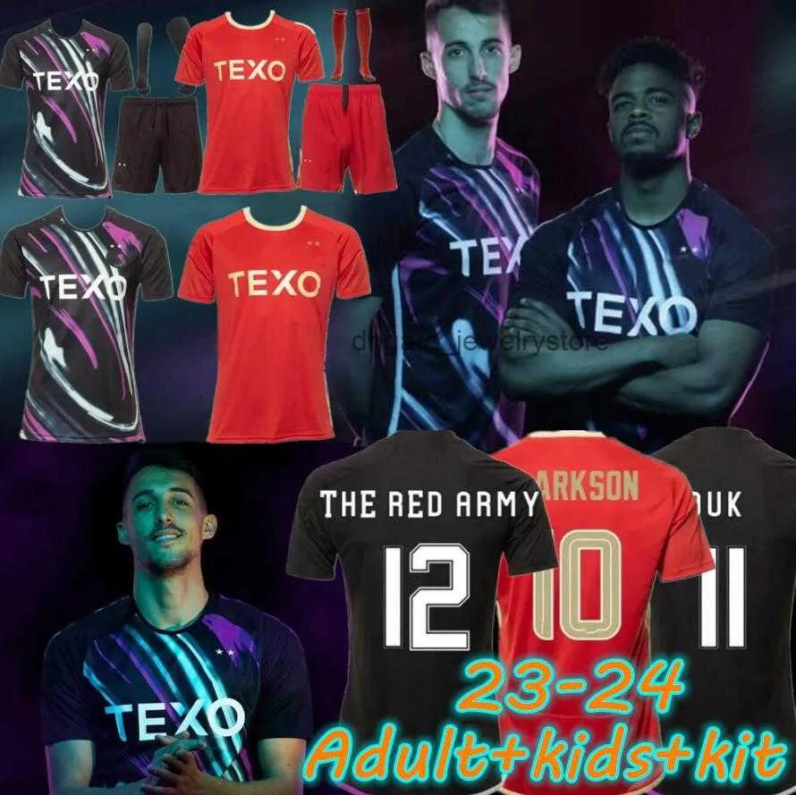 Soccer Jerseys 23 24 Aberdeen FC Men Full Sleeve Polyester