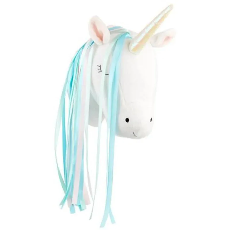 3D Plush Unicorn Wall Decor Kids Room Nursery Soft Stuffed