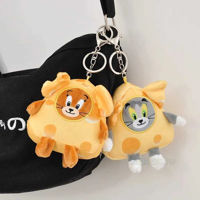 Plush Keychains Cartoon Tom and Jerry Plush Keychain Toy Anime ...