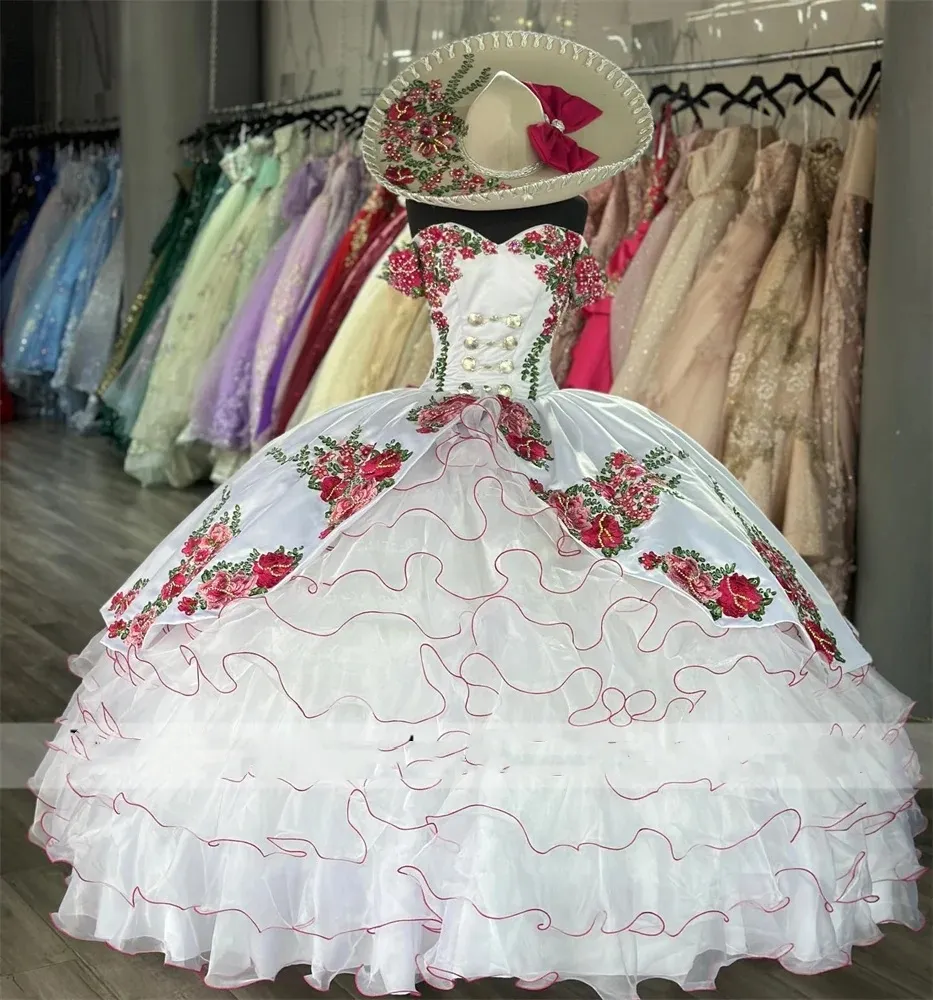 white quince dresses Sleeveless Ball Gown Quinceanera Dress -PromGirl 9day .working days Stunning White Quinceaera Dresses for