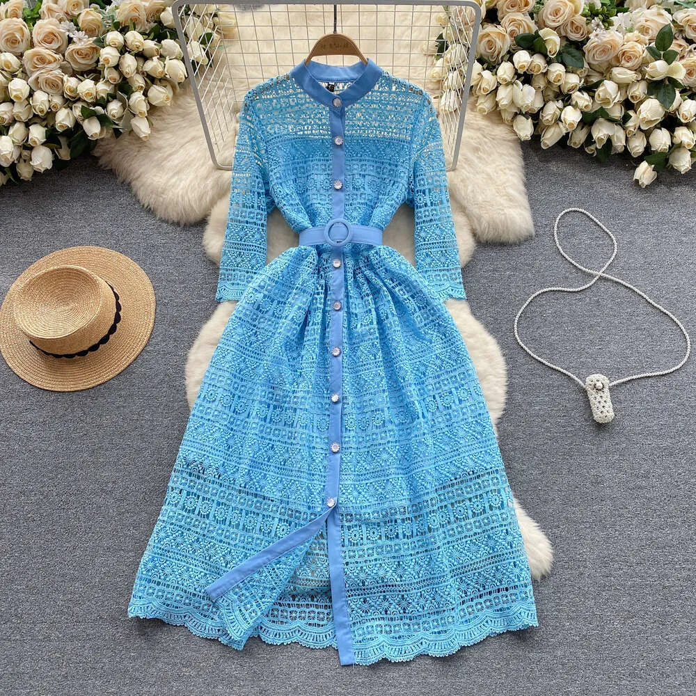 knee length dresses for ladies Red Midi Dress main image 1