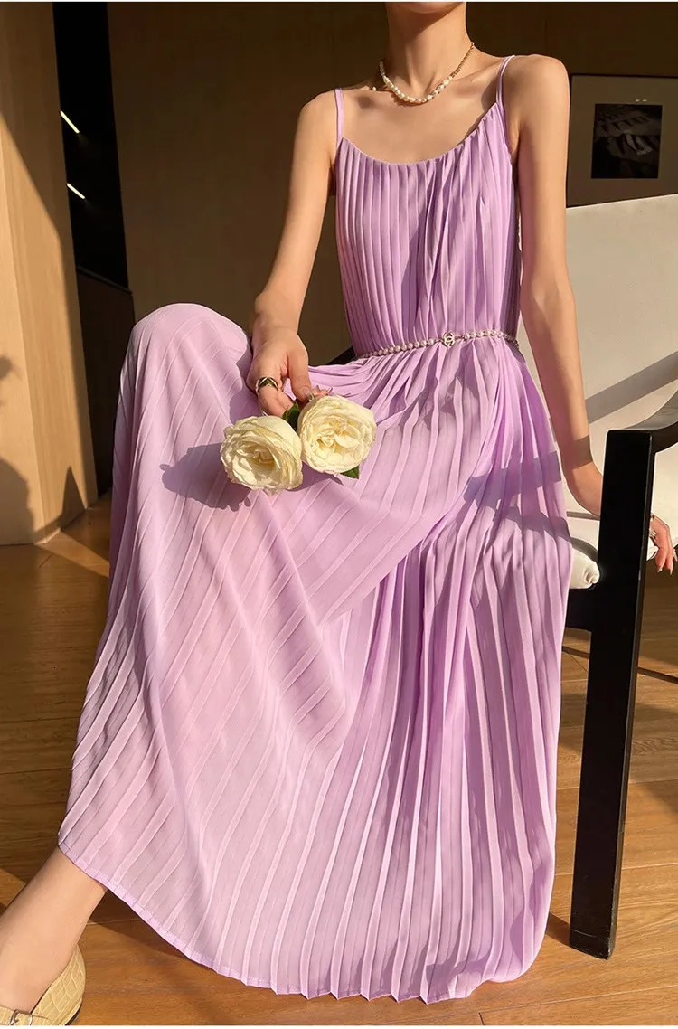 Ahorra a lo Grande en Compras al por Mayor de Vestidos Del Resort De La  Playa: Vestido Maxi Elegante Fuera De Hombro Gasa Fluida, Pliegues  Drapeados,