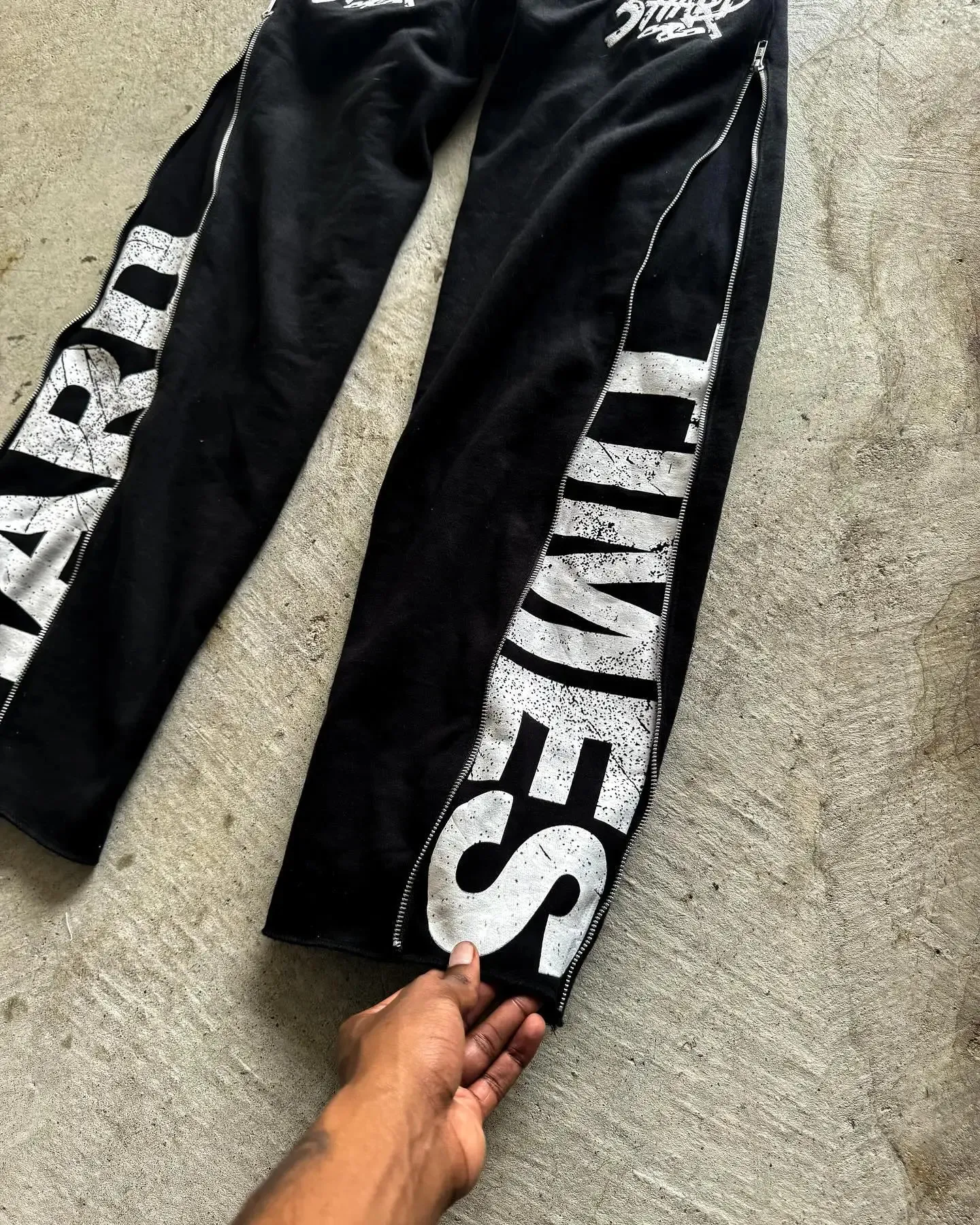 Vintage Hip Hop Zipper Joggers For Men Y2K Punk Harajuku Vintage Hip Hop Zipper Joggers For Men Y2K Punk Harajuku