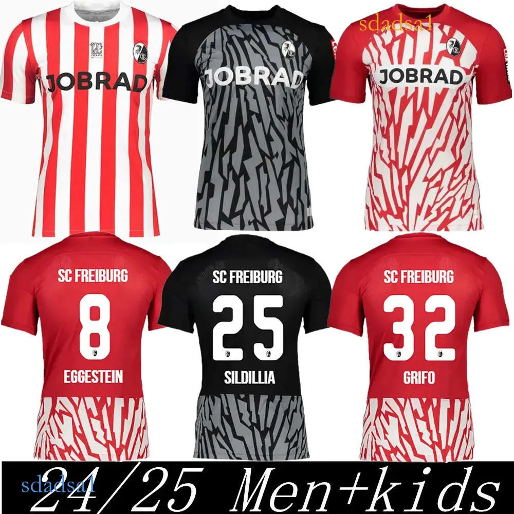 SC Freiburg Mens 120th Anniversary Soccer Jerseys Home Away