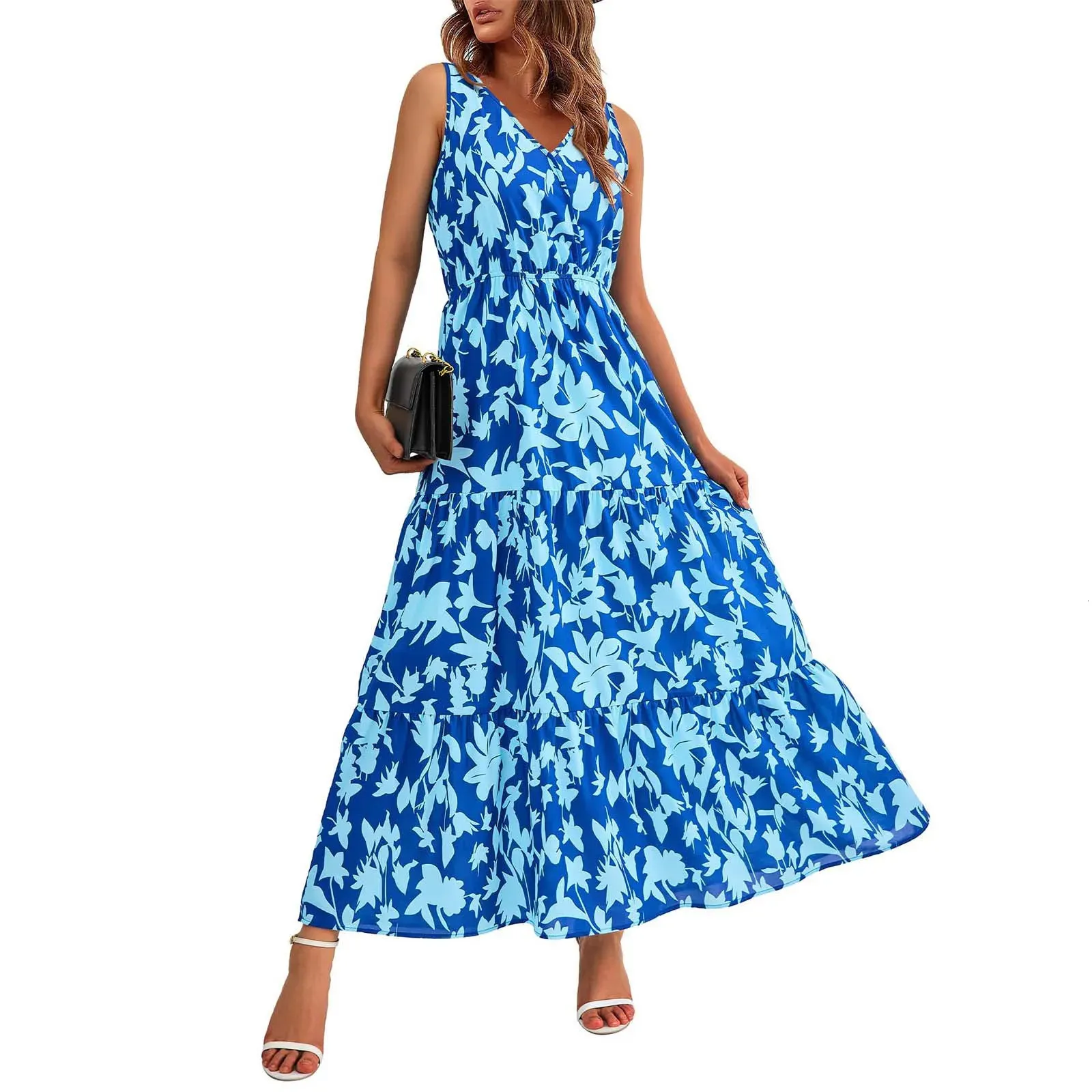 sachin and babi light blue dress Side Slit Tank Dress by Chelsea28 main image 0