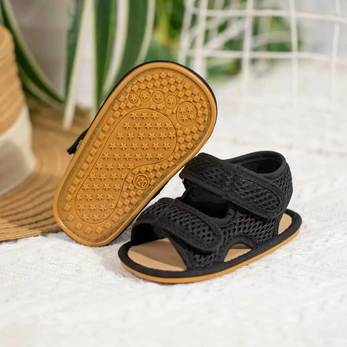 Toddler Girls Sandals Soft Rubber Flats Summer Baby Flower Girl