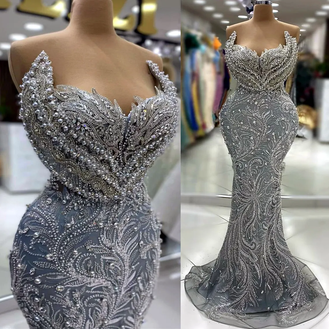 Sheath Sleeveless Cocktail Dresses with Pearl and Sequin Intricate Floor Length | eBay Sheath Sleeveless Cocktail Dresses with Pearl and Sequin Intricate Floor Length | eBay