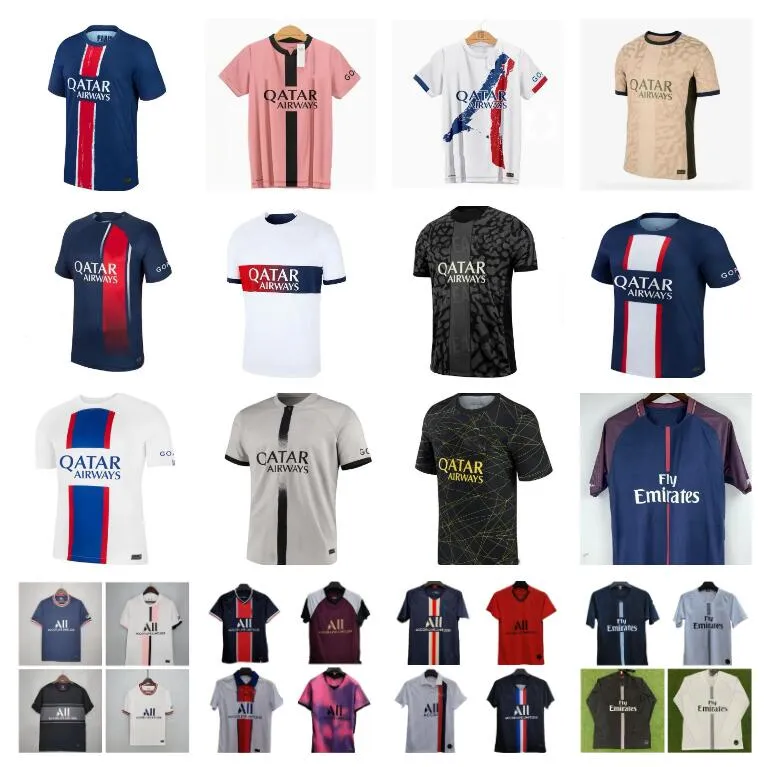 Paris City Soccer T Shirts 2022 2025 Featuring MBAPPE, KOLO, MUANI, O