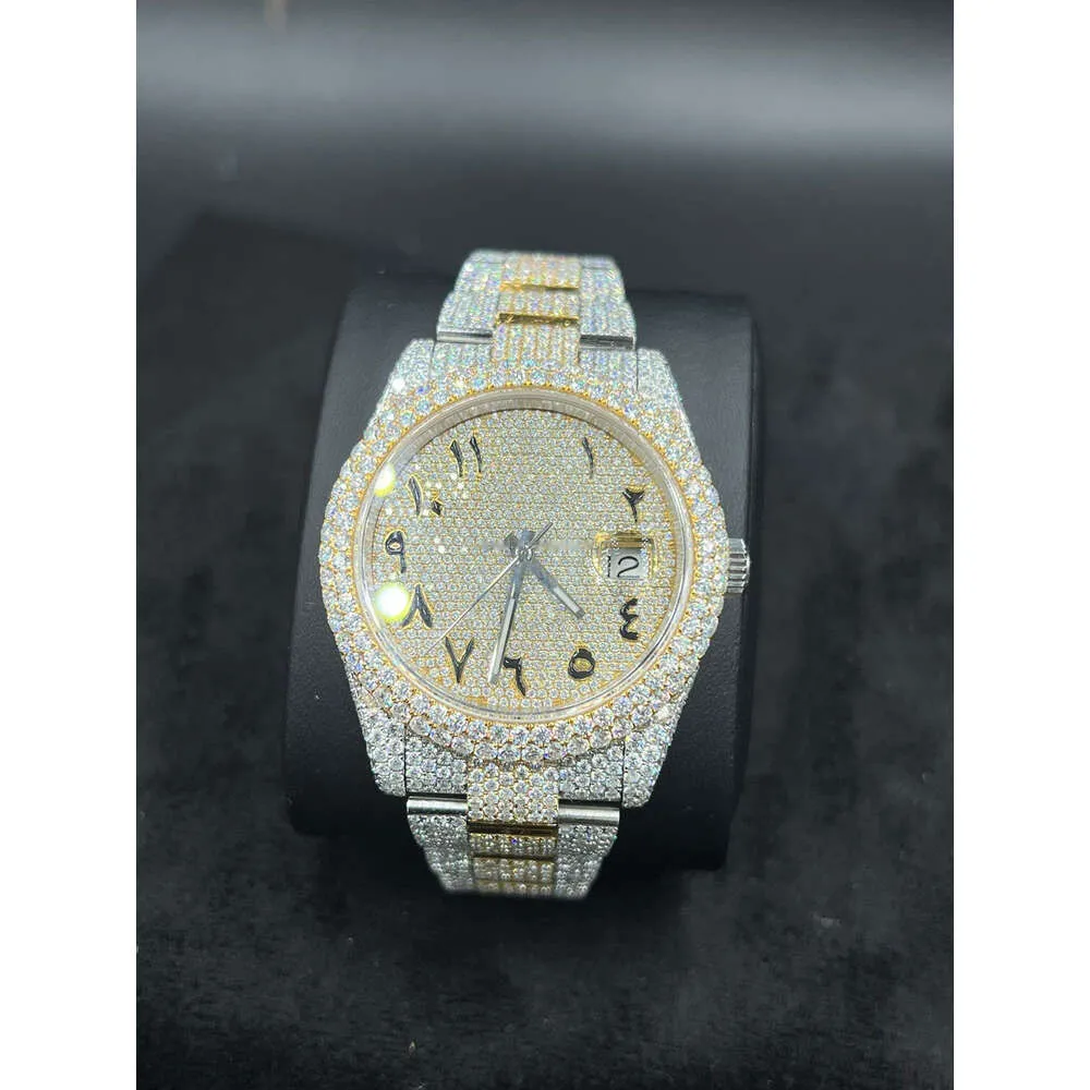 Hip Hop Style Designer Watch With Roman Digital Calendar