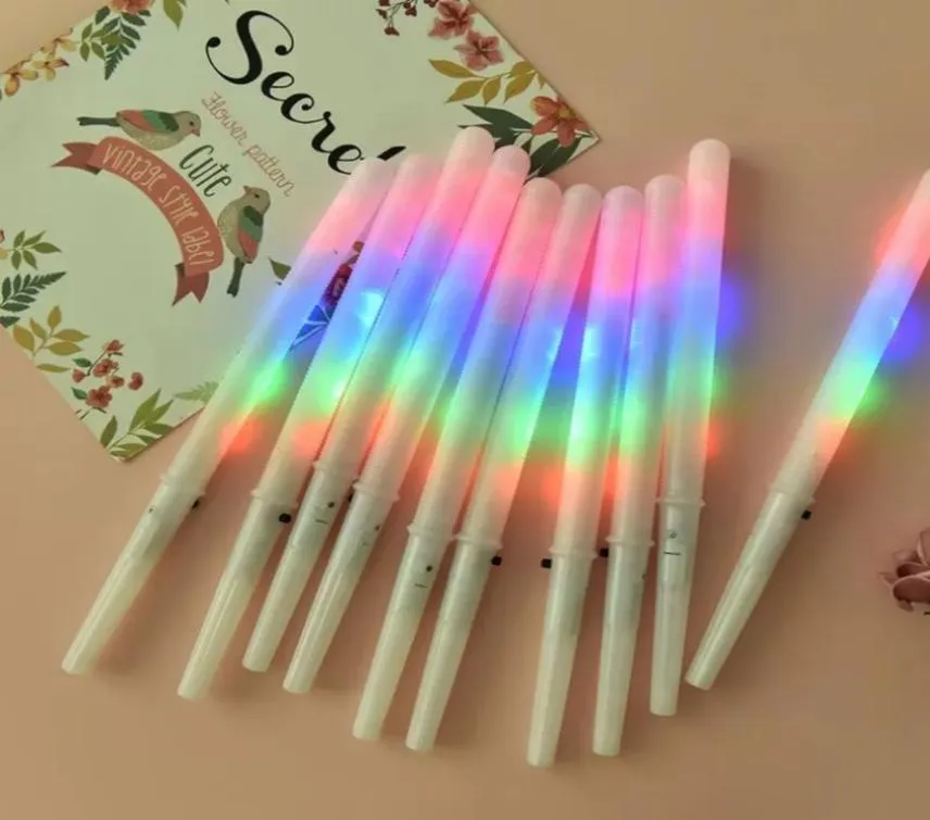 LED Light Up Cotton Crops Candy Cones With Colorful Glowing Marshmallow Sticks Impermeable And Colory FY5031 From Gardenhome02, $0.76