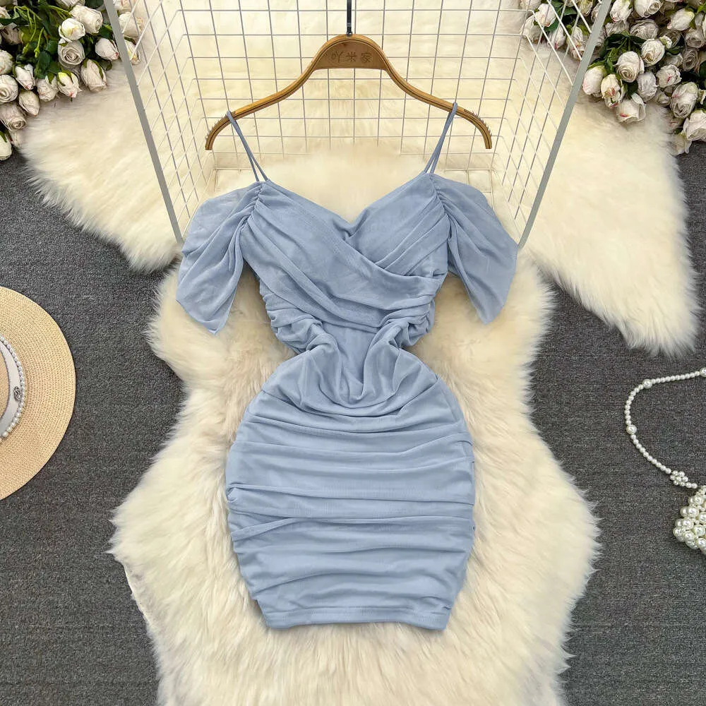 sachin and babi light blue dress A-Line Long Sleeves V-Neck Empire-Waist Mother of the Bride Dress  GUIUU