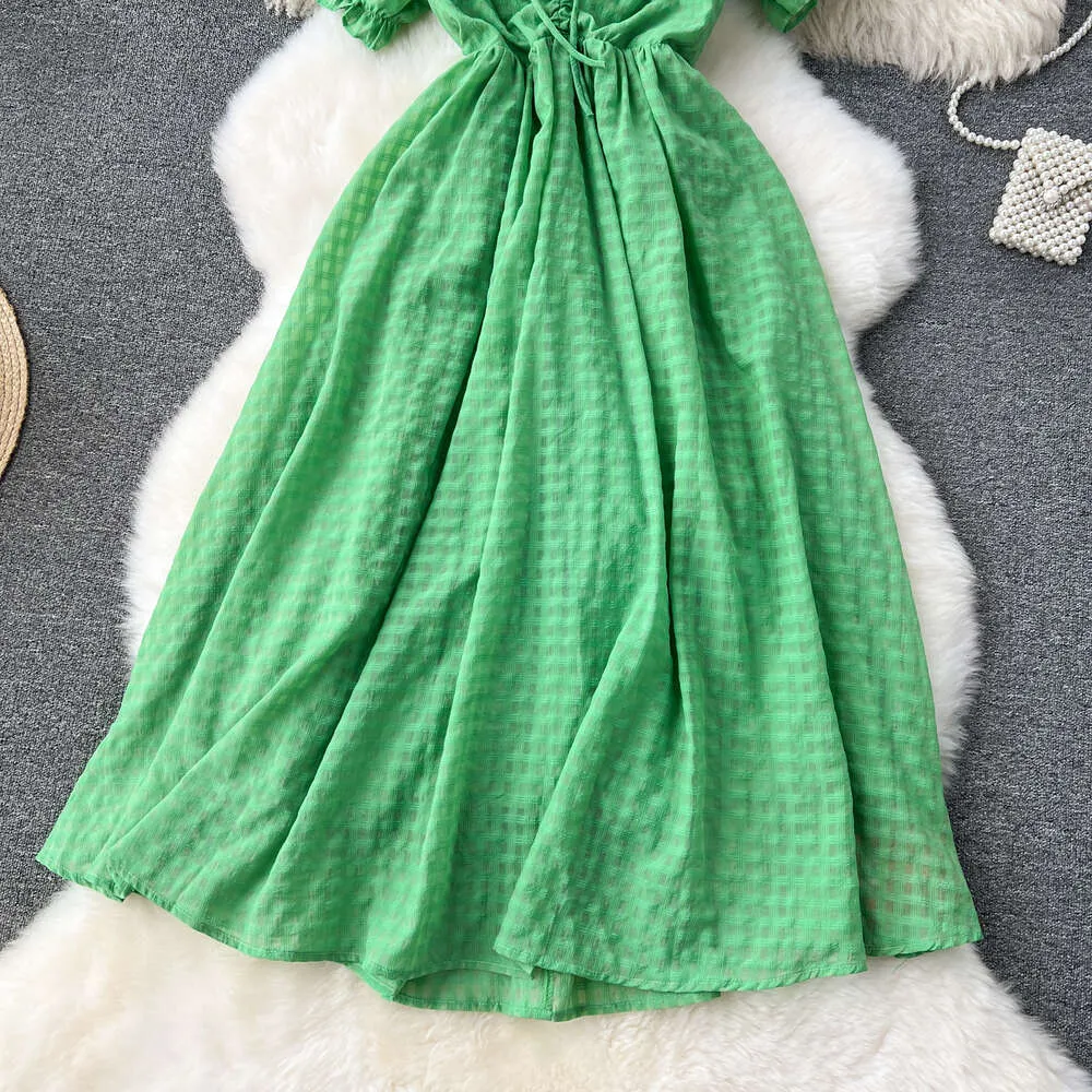 slim fit dress slacks Dreamy Evenings Tweed Mini Dress L / Green main image 1