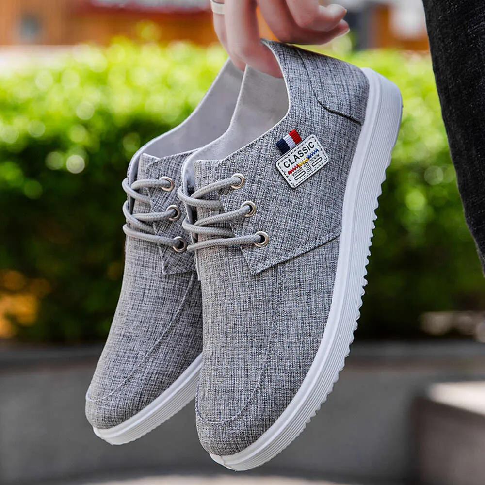 Men's breathable canvas casual shoes new arrivals