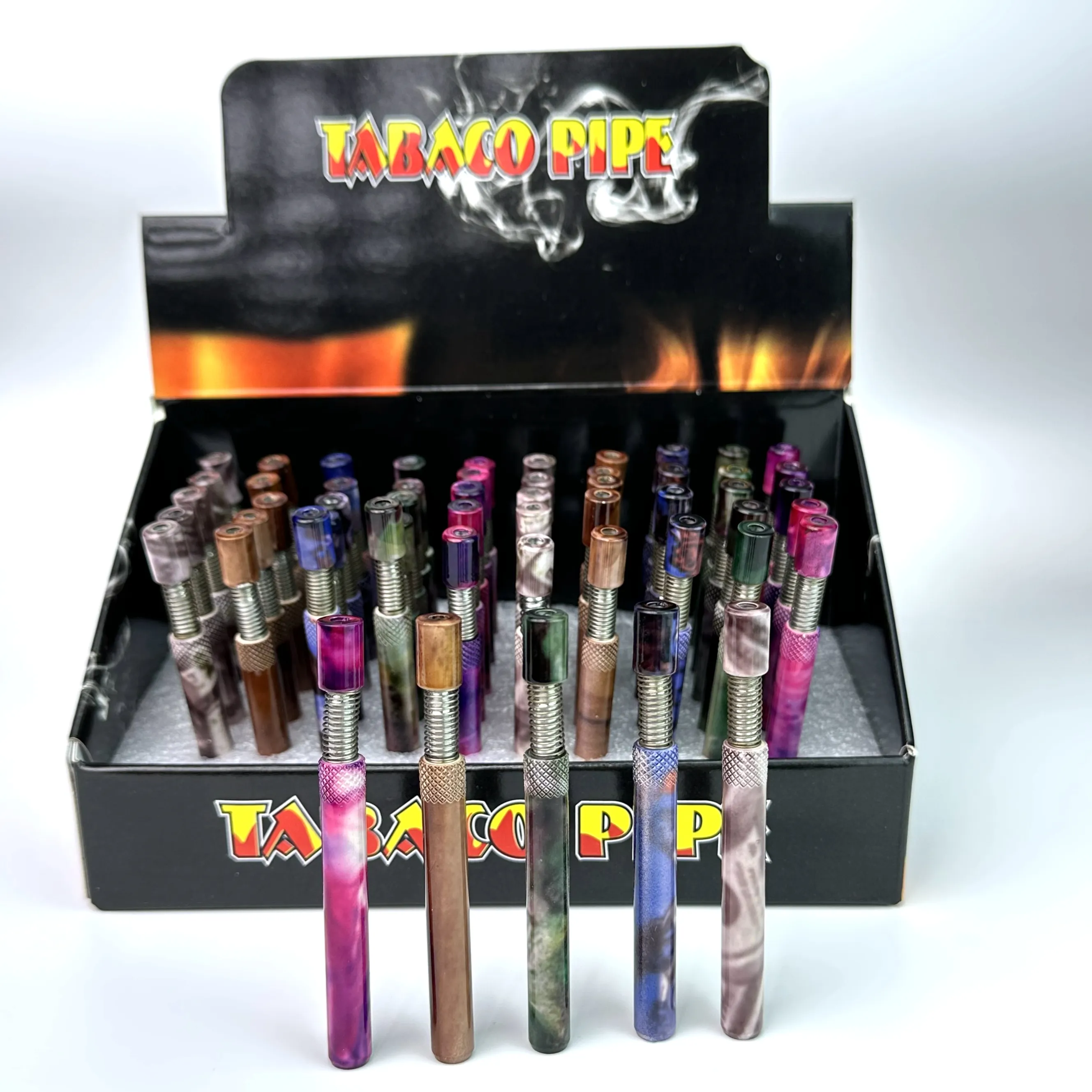 50‑Piece Self‑Cleaning Metal Smoking Bats – Colorful One‑Hitter Pipe Bundle at $0.61 (100% OFF)