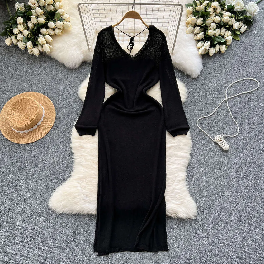 Korean Style Dressing Style V Neck Slim Fit Mid... From Sunshine_girls,  $35.97 | DHgate.Com