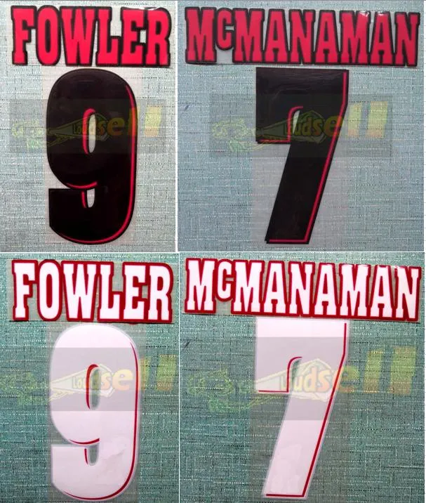 FOWLER McMANAMAN 96 97 Home Away Flocking Velvet... From Aiduyuqin, $9. ...
