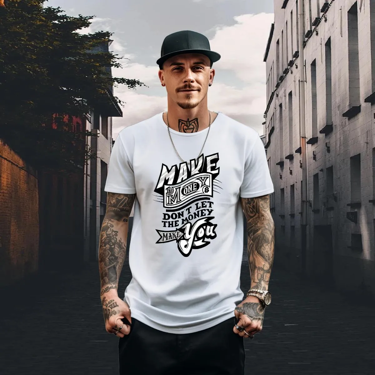 New Cotton Blend Crew Neck Short Sleeve T Shirts for Men with