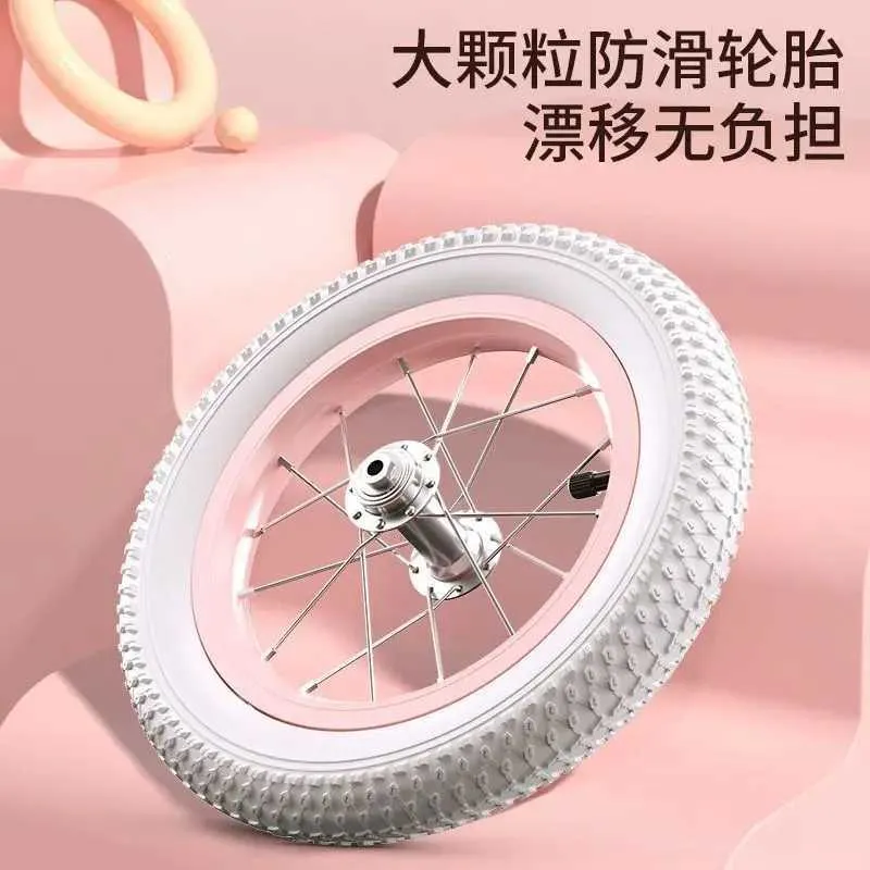 Childrens Bicycle 16 Inch Pink Princess Bike with Flash Assist