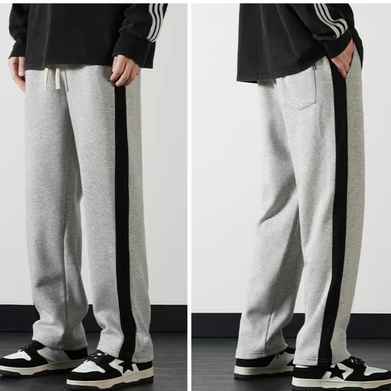 【2plan】Manny wide cotton pants High-Quality Men's Cotton pants track with Wide Leg and