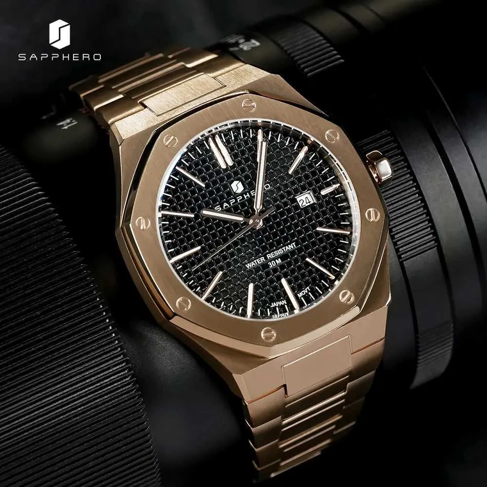 Élégant Montre: Montres De Luxe Masculines, Finition En Or Rose