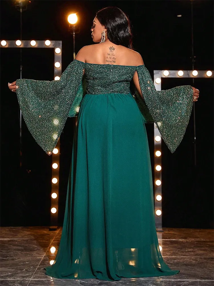 Toleen Women's Dresses Formal Lucyinlove Luxury Sequins Evening