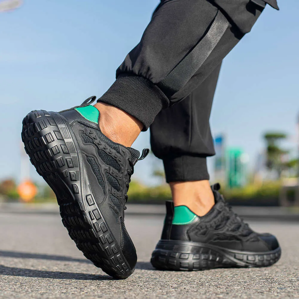 Hochwertige, sichere Arbeitsschuhe für Herren mit atmungsaktiver Stahlkappe, durchtrittsicher, rutschfest und ideal für den Alltag._voghion.com