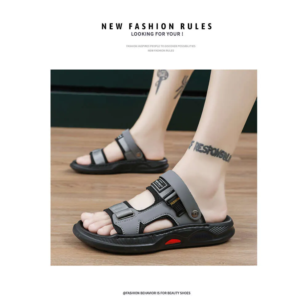 Comfortable Non-slip Men's Beach Sandals For Summer And Indoor Use_voghion.com