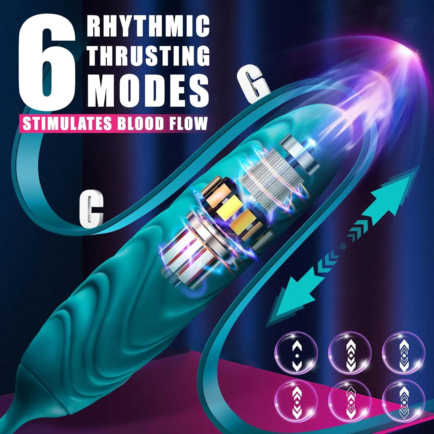 Sex Toy Vibrators 3 In 1 Mouth Shaped G Spot Dildos... From Akgxt, $22.11