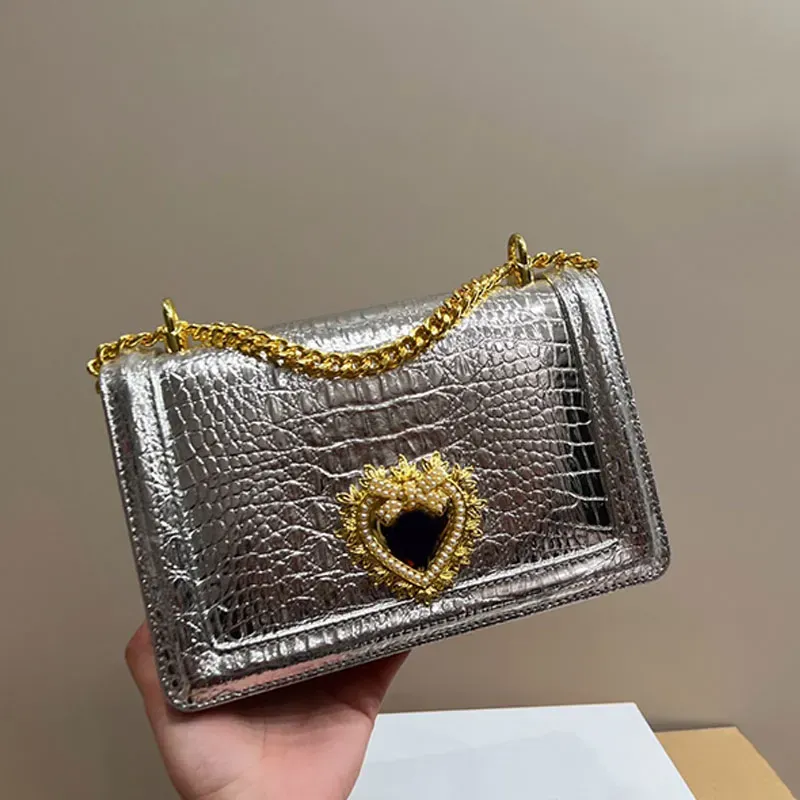 Sac De Soirée Élégant RPAEOY En PU Cuir - Clutch Paillettes Avec Chaîne, Idéal Mariage Et Fêtes