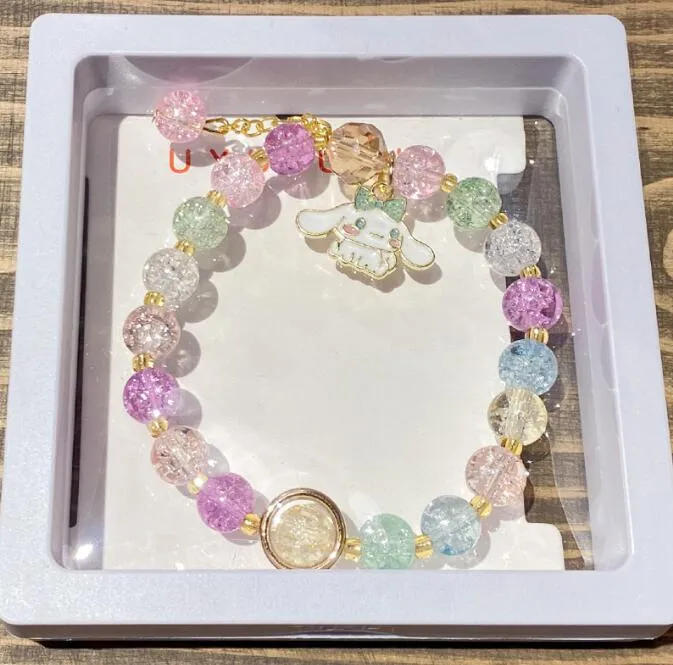 Bracelet Chat Mignon Réglable Pour Fille - Style Cartoon Scintillant - Cadeau Idéal Enfant