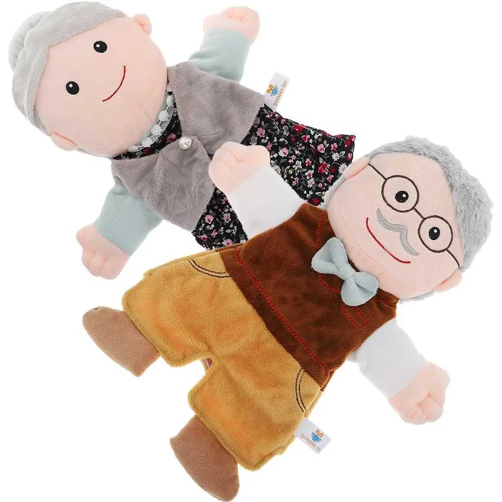 Lace Puppet Plush Dolls Handmade Cotton Jigsaw Puzzle Character Puppets Decorative ...