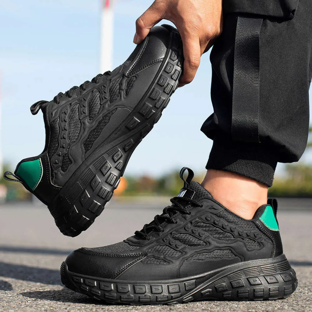 Hochwertige, sichere Arbeitsschuhe für Herren mit atmungsaktiver Stahlkappe, durchtrittsicher, rutschfest und ideal für den Alltag._voghion.com