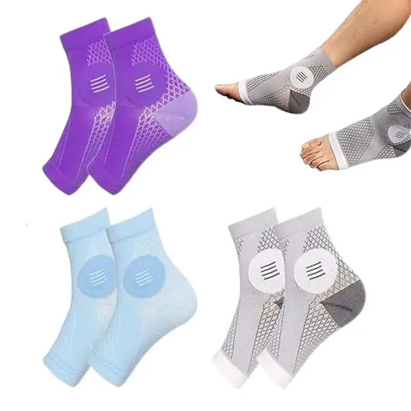 Foot Neuropathy Socks Toeless Support Socks Breathable Thin Sport