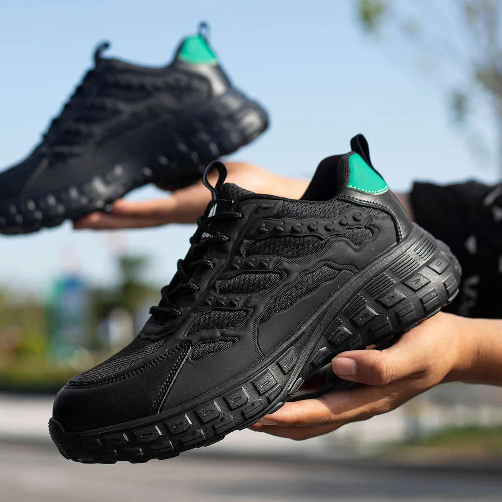 Hochwertige, sichere Arbeitsschuhe für Herren mit atmungsaktiver Stahlkappe, durchtrittsicher, rutschfest und ideal für den Alltag._voghion.com