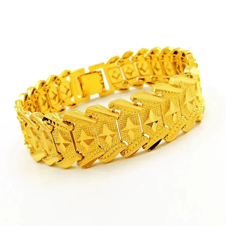 Authentic 24K Gold Star Men's gold bracelets for women Authentic 24K Gold Star Men's gold bracelets for women