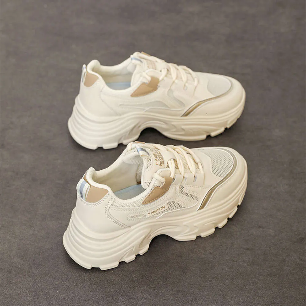 Chunky Platform Mesh Sneakers: Breathable Summer Dad Shoes for