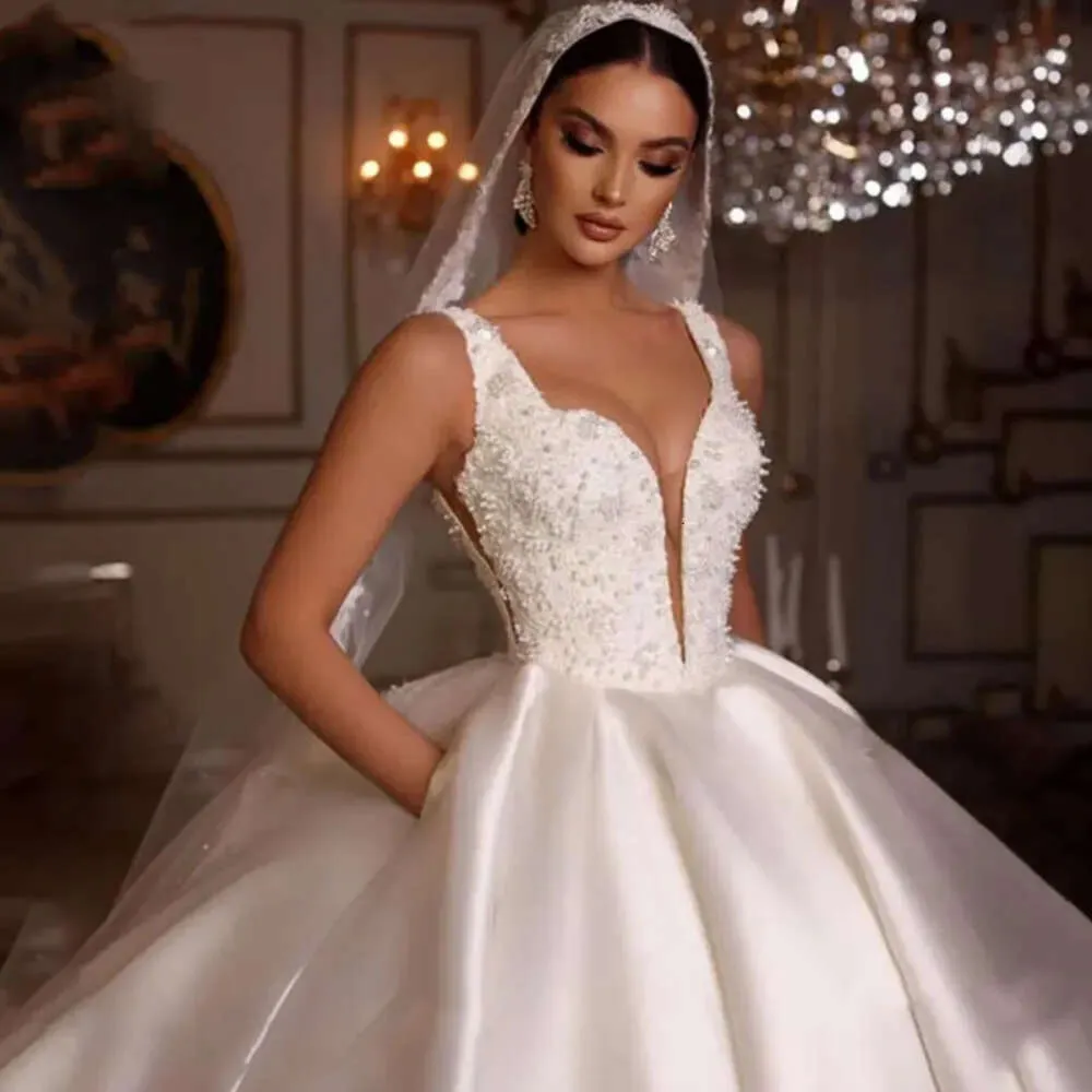 a line bridal dresses Rachel Allan RB5086 A Line Bridal Long Beaded Wedding Dress