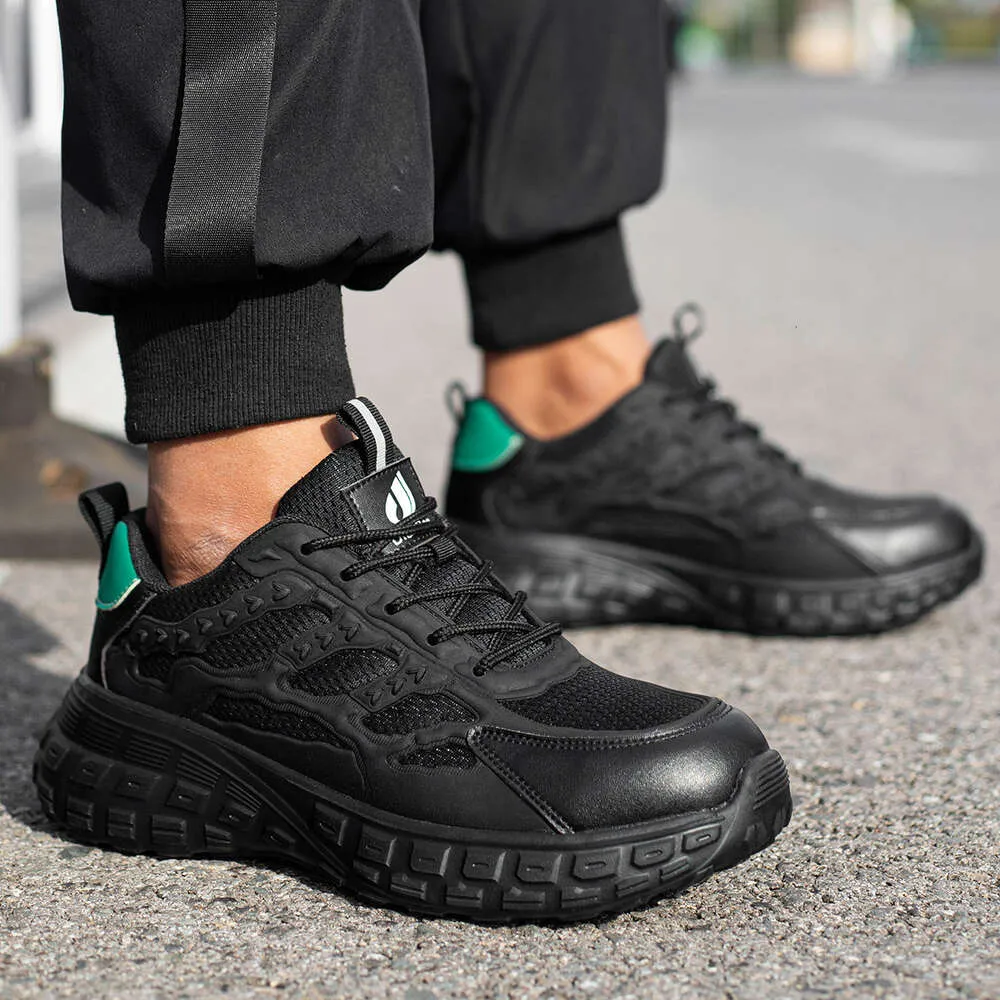 Hochwertige, sichere Arbeitsschuhe für Herren mit atmungsaktiver Stahlkappe, durchtrittsicher, rutschfest und ideal für den Alltag._voghion.com