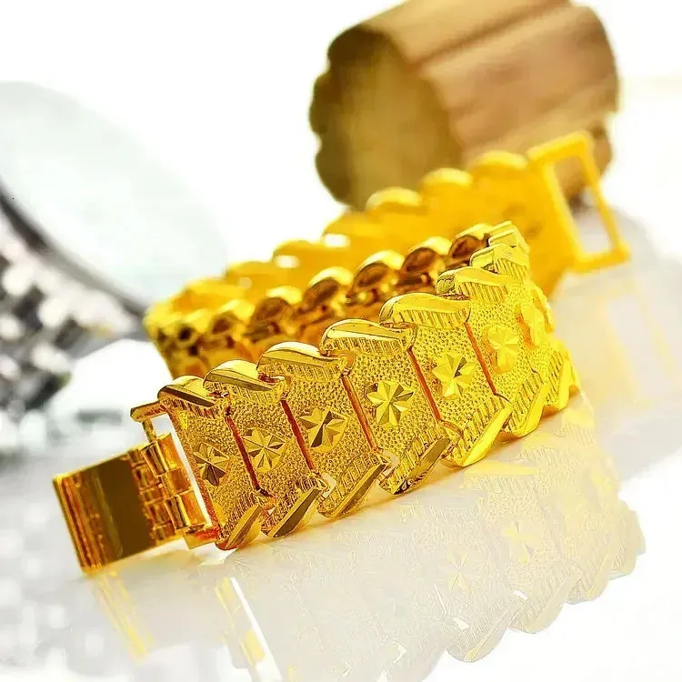 Authentic 24K Gold Star Men's gold bracelets for women Authentic 24K Gold Star Men's gold bracelets for women