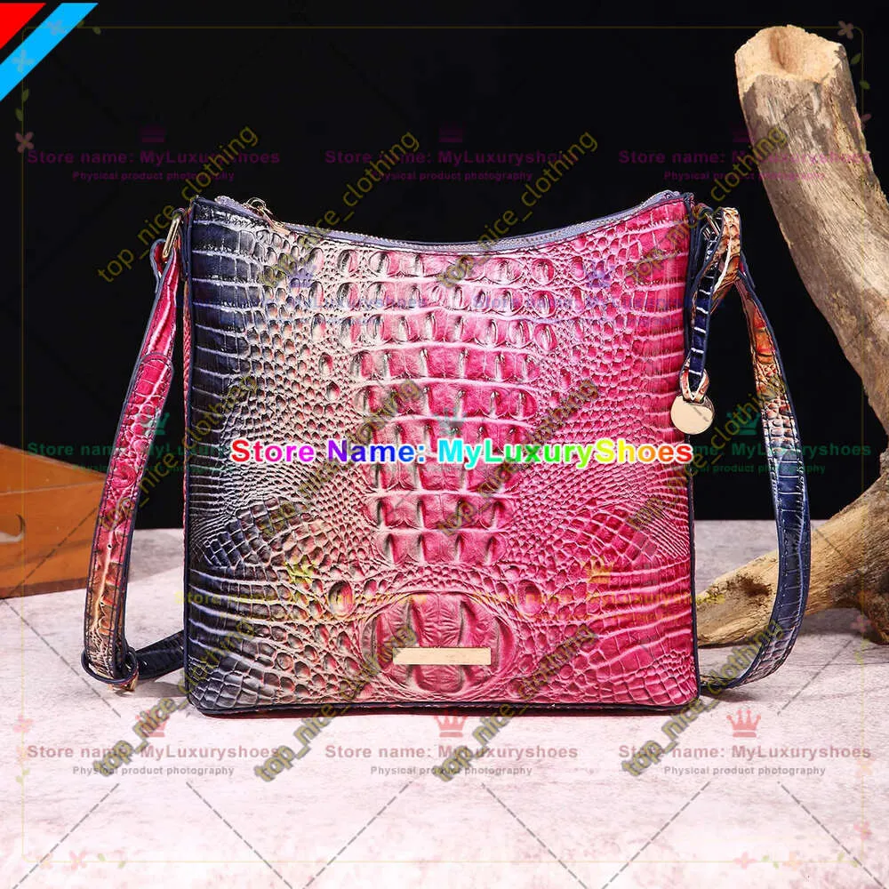 Original Leather Shoulder Bags Luxury Designer Handbags for Women Brahmin Crossbody Purses