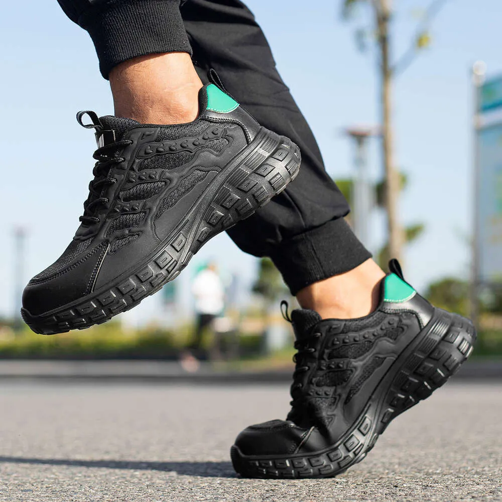 Hochwertige, sichere Arbeitsschuhe für Herren mit atmungsaktiver Stahlkappe, durchtrittsicher, rutschfest und ideal für den Alltag._voghion.com